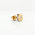 Gold Hex Core Stud
