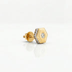 Gold Hex Core Stud