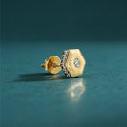 Gold Hex Core Stud