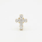 Gold Star Halo Stud Earrings