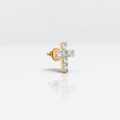 Gold Star Halo Stud Earrings