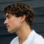 Gold Star Halo Stud Earrings