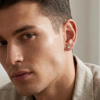 Gold Halo Disc Stud