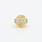Gold Horizon Bar Stud Earrings