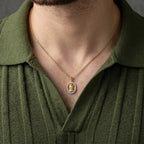Gold Ashoka Halo Pendant