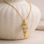 18KT Gold Hanuman mace (Gada) pendant