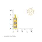 Trio Spark 18KT Gold Plated Pendant