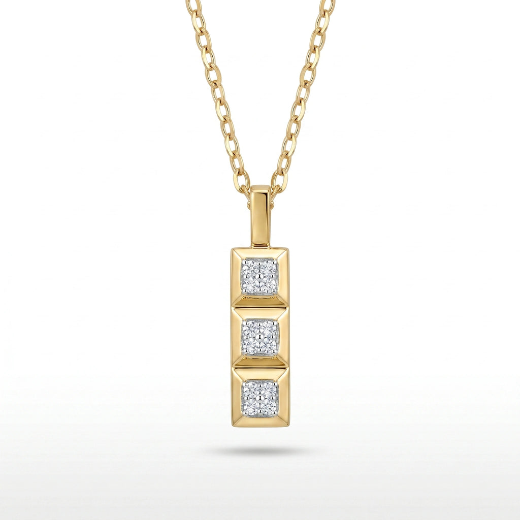 Trio Spark 18KT Gold Plated Pendant
