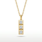 Trio Spark 18KT Gold Plated Pendant