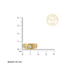 Regal Square Signet 18KT Gold Plated Ring
