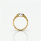 Gold Princess Channel Set Ring