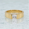 Gold Princess Channel Set Ring