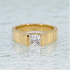 Gold Princess Channel Set Ring