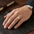Gold Princess Channel Set Ring
