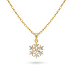 18KT Gold Radiant Bloom Pendant