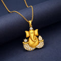 18KT Gold Ganesha Blessings Pendant