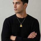 18KT Gold Ganesha Blessings Pendant