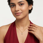 18KT Gold Radiant Bloom Pendant