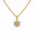 18KT Gold Radiant Bloom Pendant