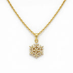 18KT Gold Radiant Bloom Pendant