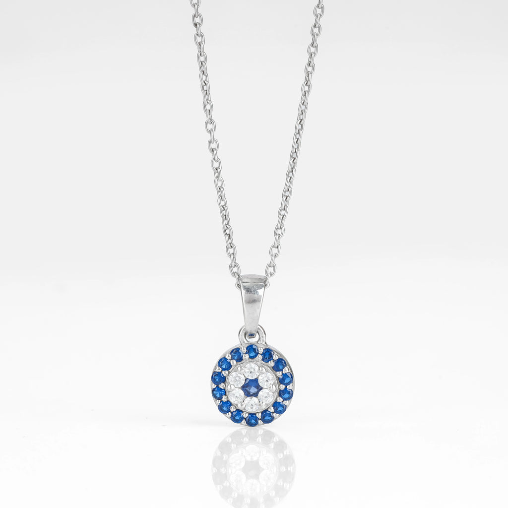 Circular Evil Eye Pendant
