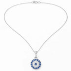 Circular Evil Eye Pendant