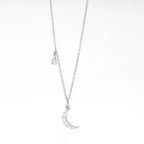 Star and Moon Charm Pendant