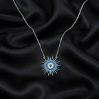 Turquoise Multi Coloured Diamond Necklace