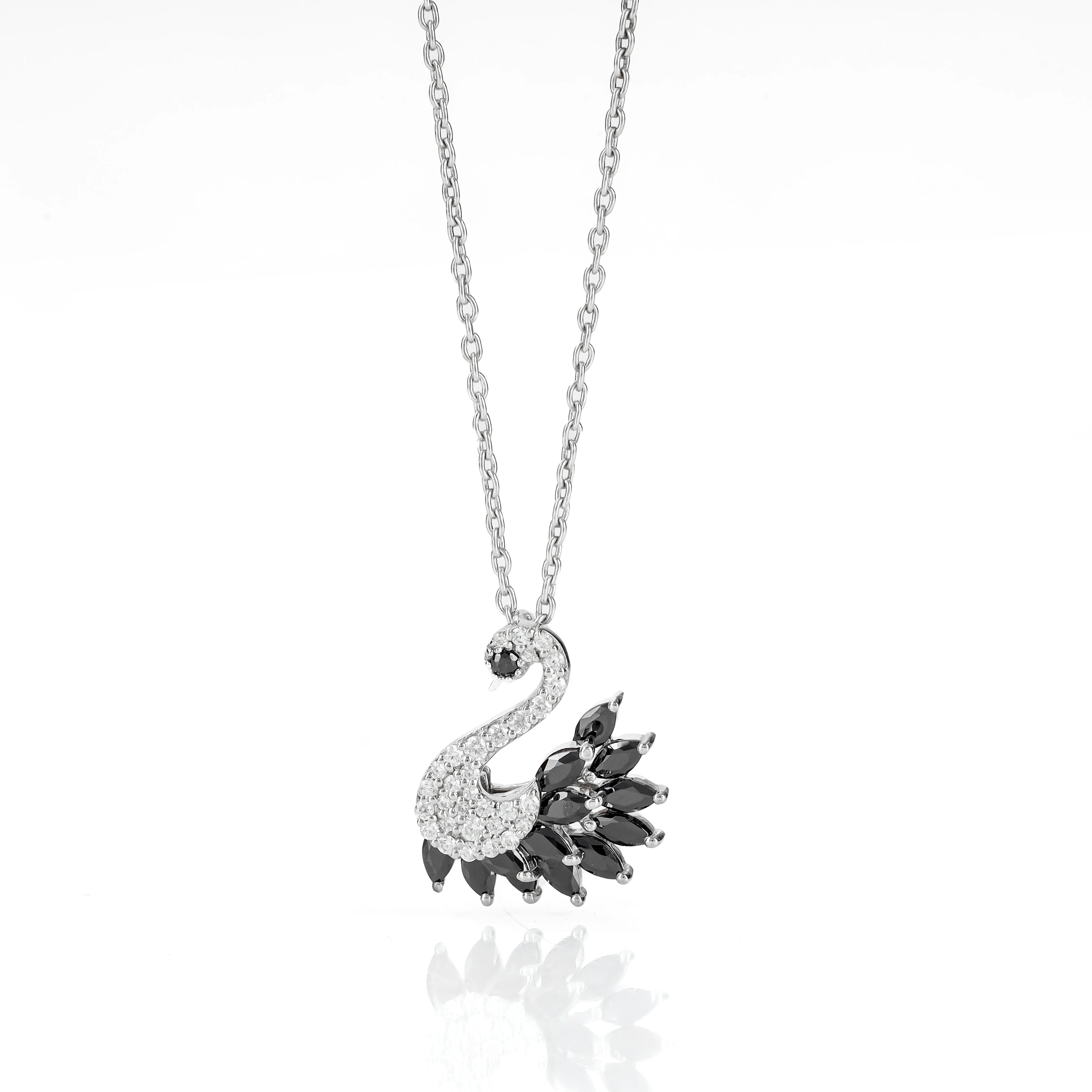 Swan Charm Pendant