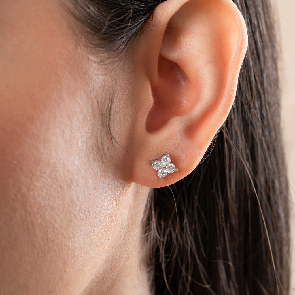 Korean Flower Earrings - 92Five