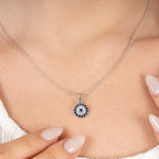 Circular Evil Eye Pendant - 92Five