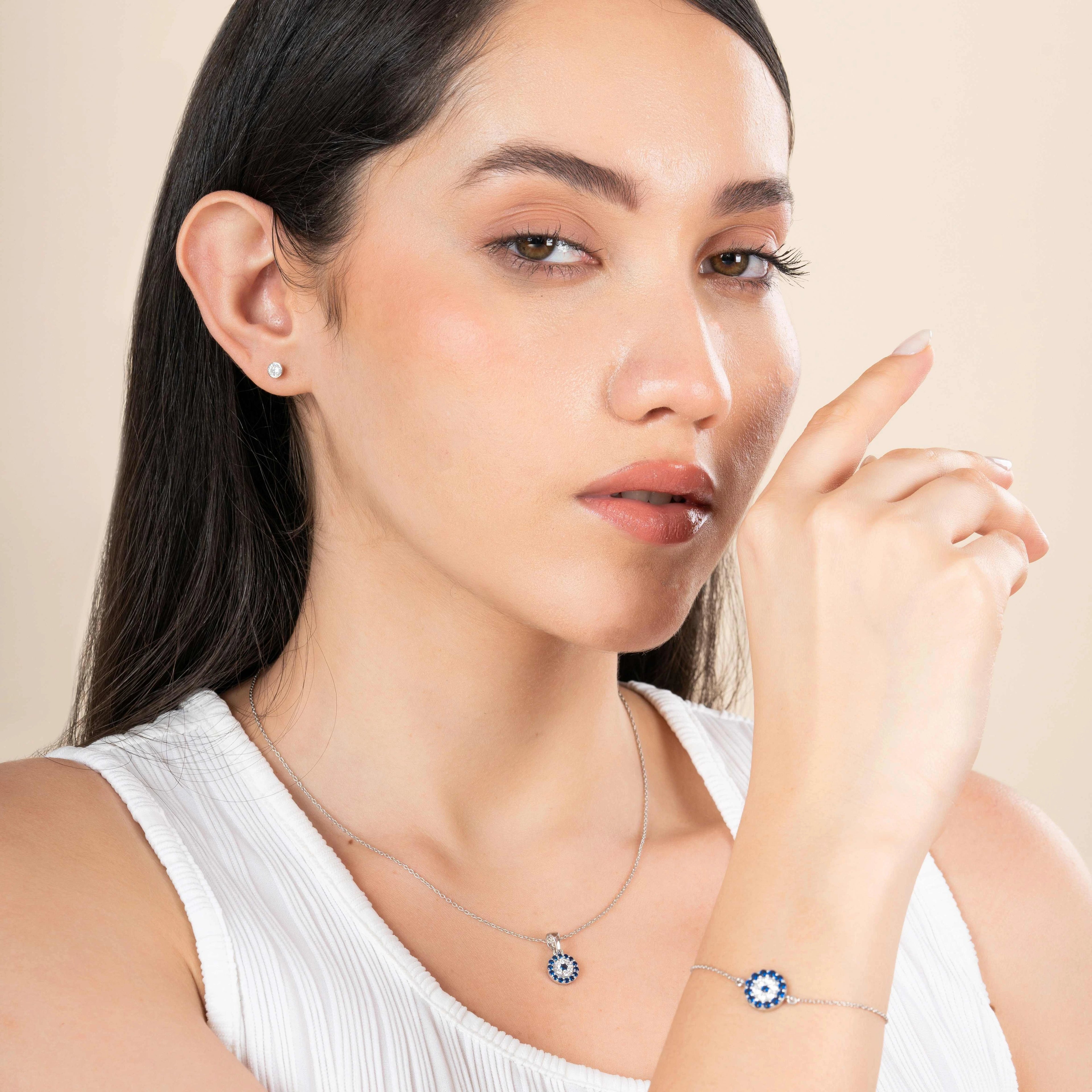 Circular Evil eye Bracelet