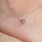 Butterfly Charm Anklet - 92Five