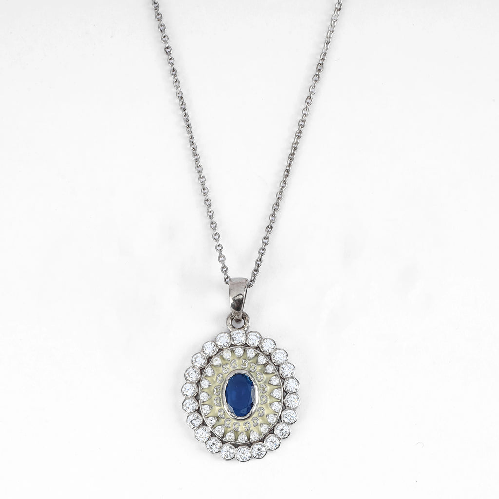 Traditional Kudan Polki Diamond Pendant