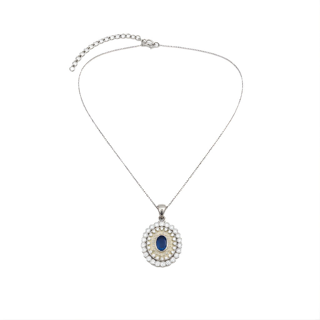 Traditional Kudan Polki Diamond Pendant
