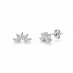 Flora Halo Diamond Earrings