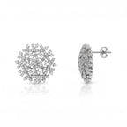 Snowflake Modern Geometric Diamond Earring