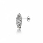 Snowflake Modern Geometric Diamond Earring