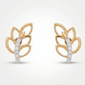Gold Laurel Light Stud Earrings