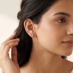 Gold Laurel Light Stud Earrings