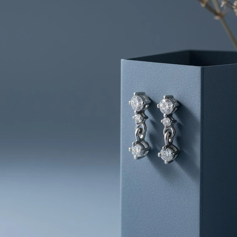 Dazzling Huggie Earrings