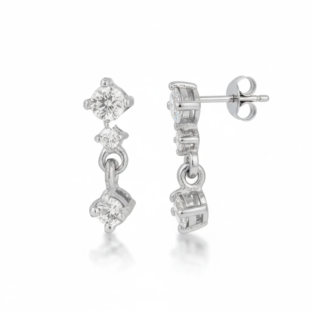 Dazzling Huggie Earrings