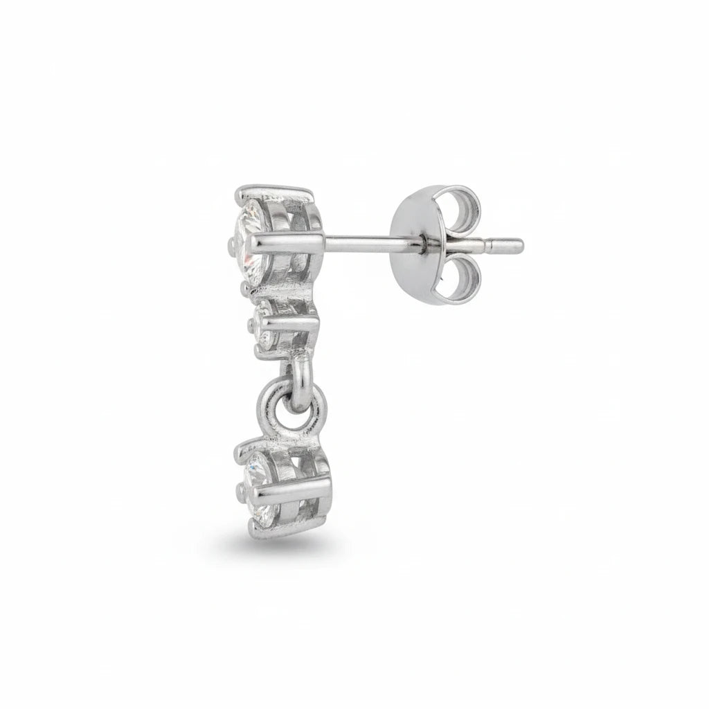 Dazzling Huggie Earrings