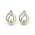 18KT Gold Eternal Flame Earrings