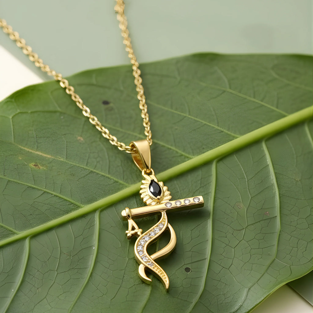 Krishna Flute 18KT Gold Plated Pendant