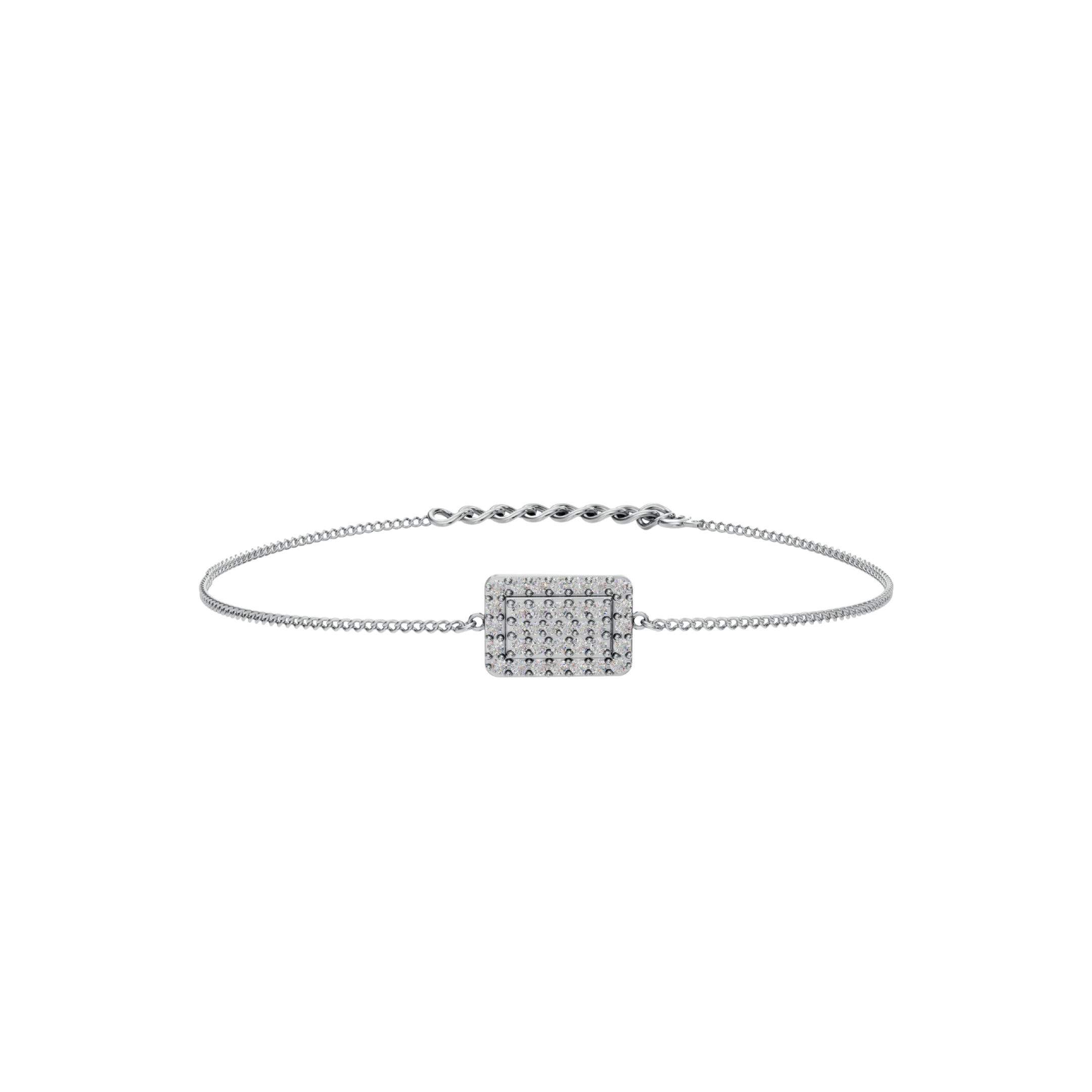 Sparkle Grid Bracelet – Modern Shine Meets Minimal Elegance - 92Five