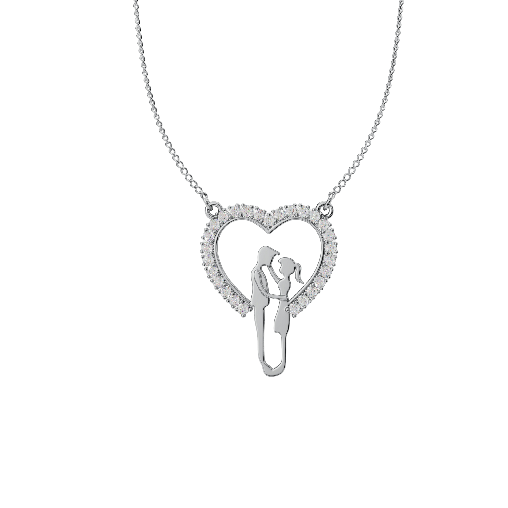 Couple in Love Charm Pendant - 92Five