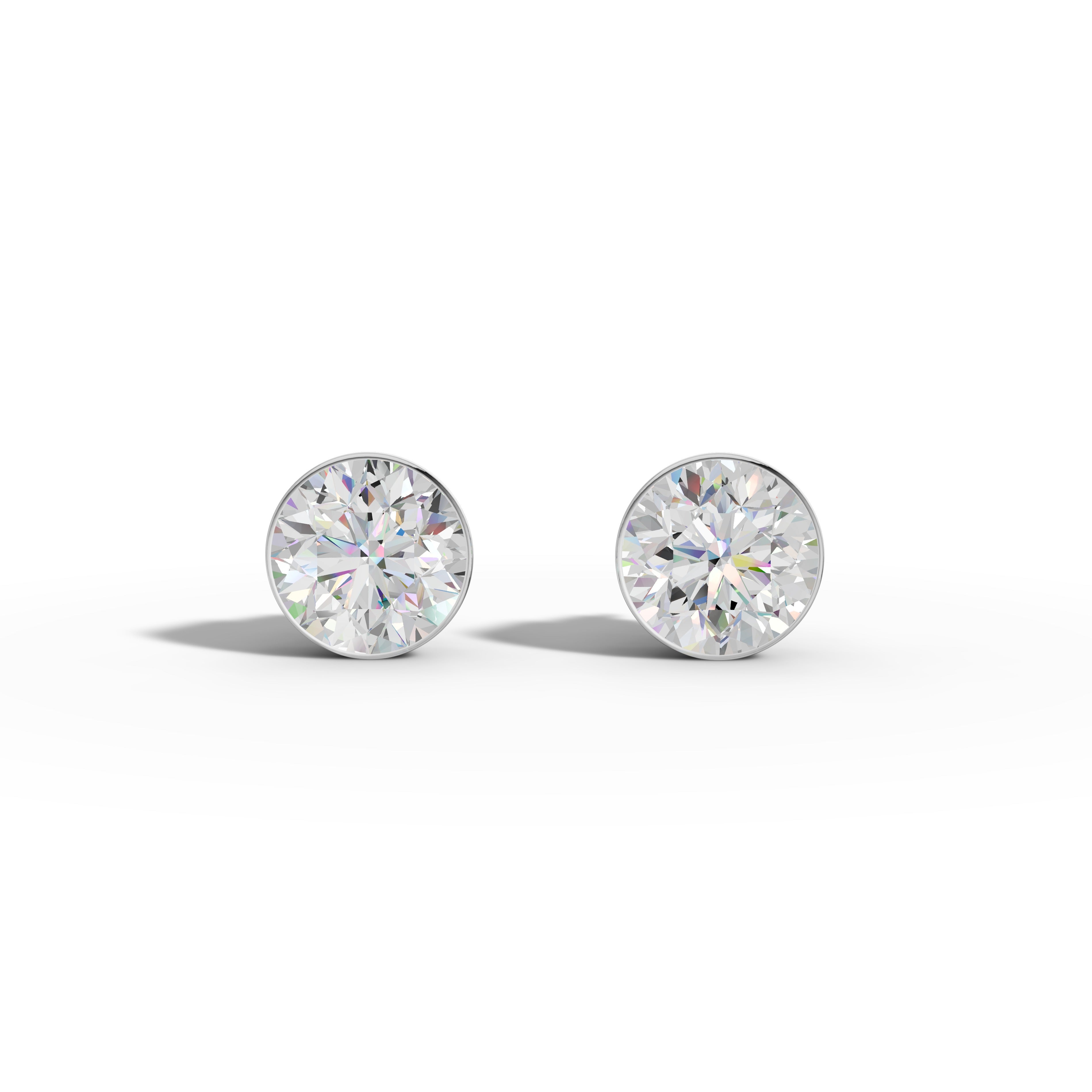 Simple Diamond Earrings - 92Five