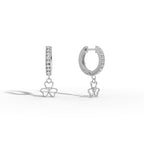 Luxury Diamond Flower Design Earrings – A Symbol of Floral Elegance, Love, and Timeless Beauty - 92Five