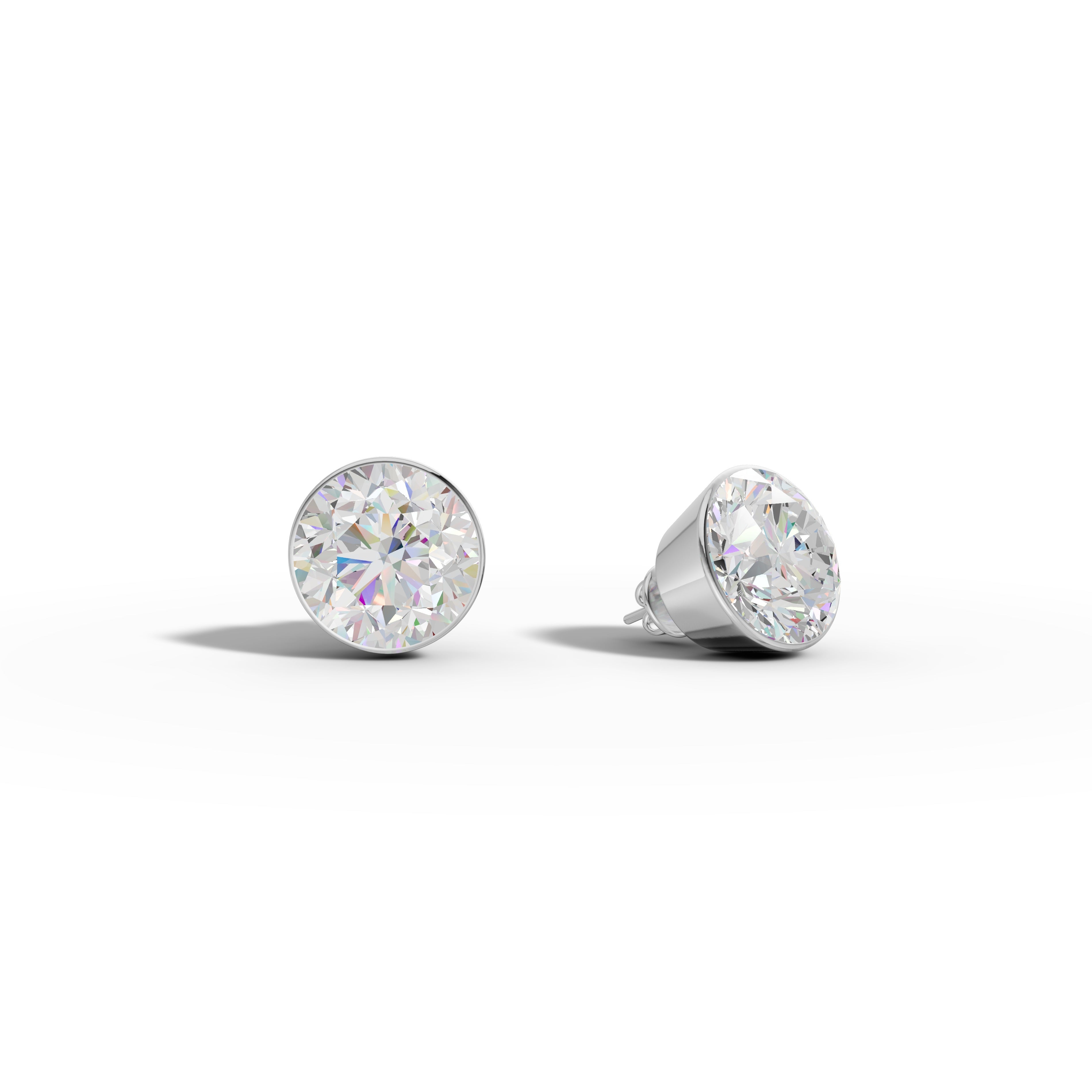 Simple Diamond Earrings - 92Five